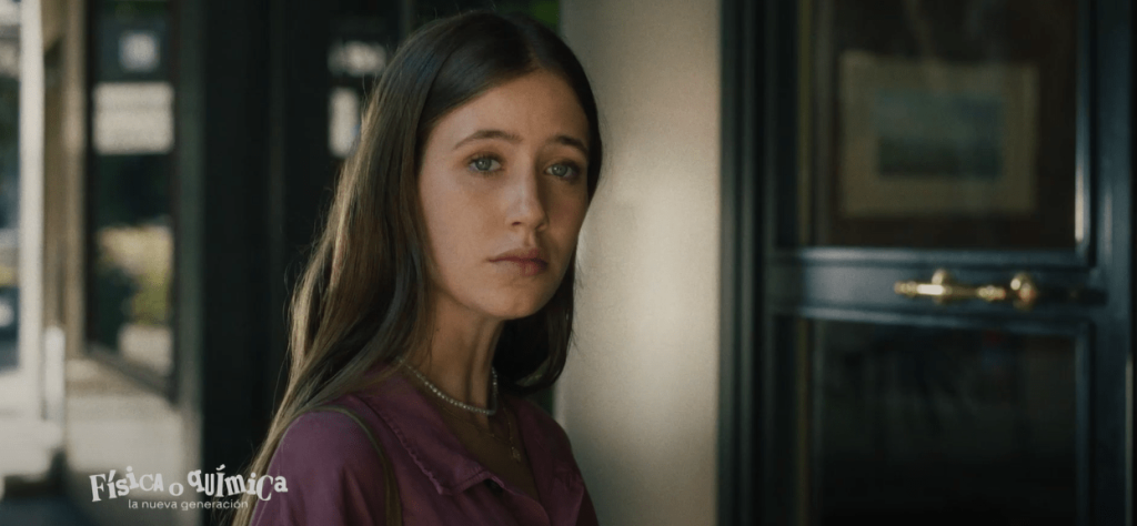 María Bernardeau encarnando a Carlota en una secuencia de FoQ La nueva generación.